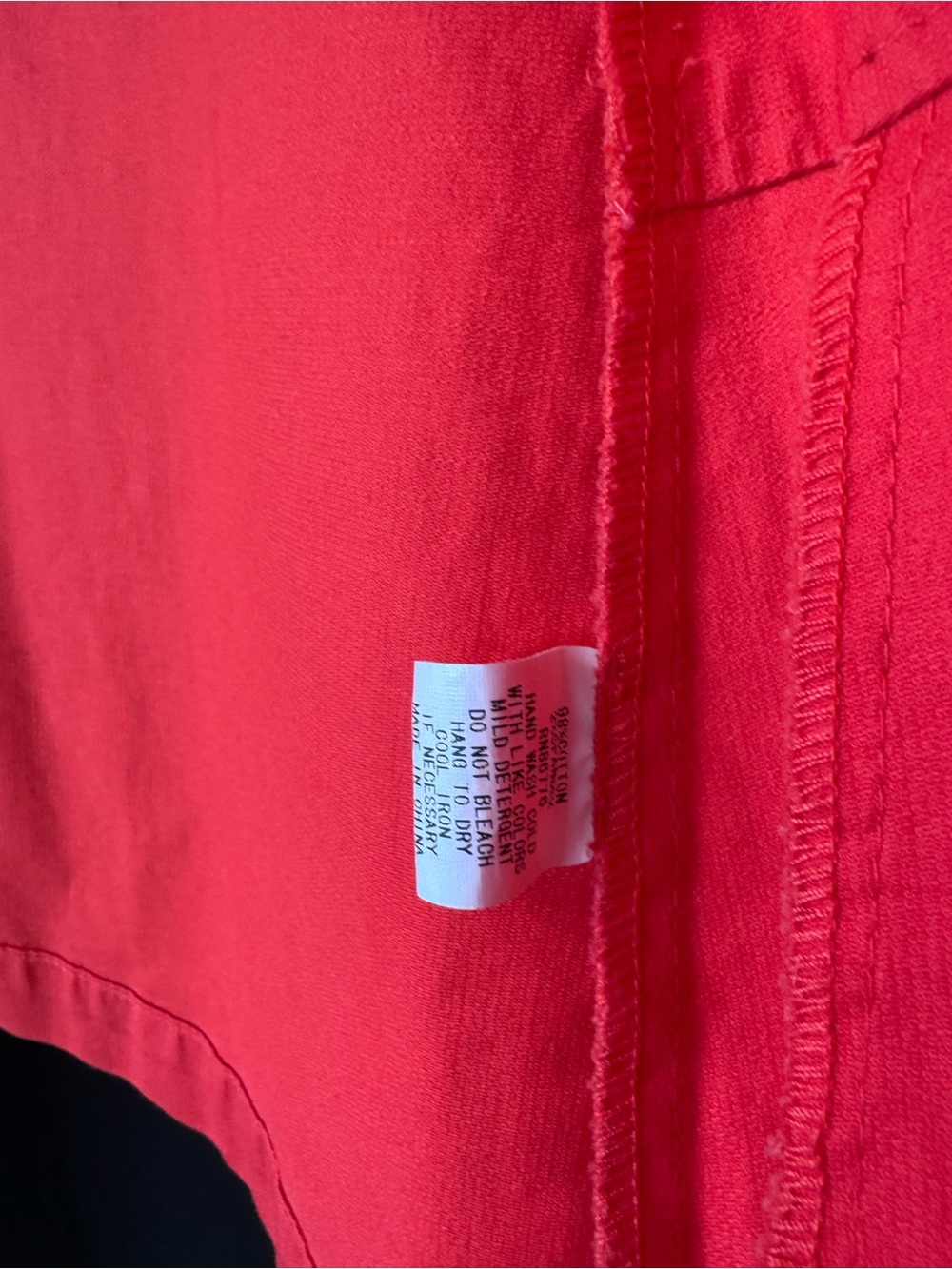 209 Women's Red Single-Button Blazer Jacket with scarf - Picture 4 of 5